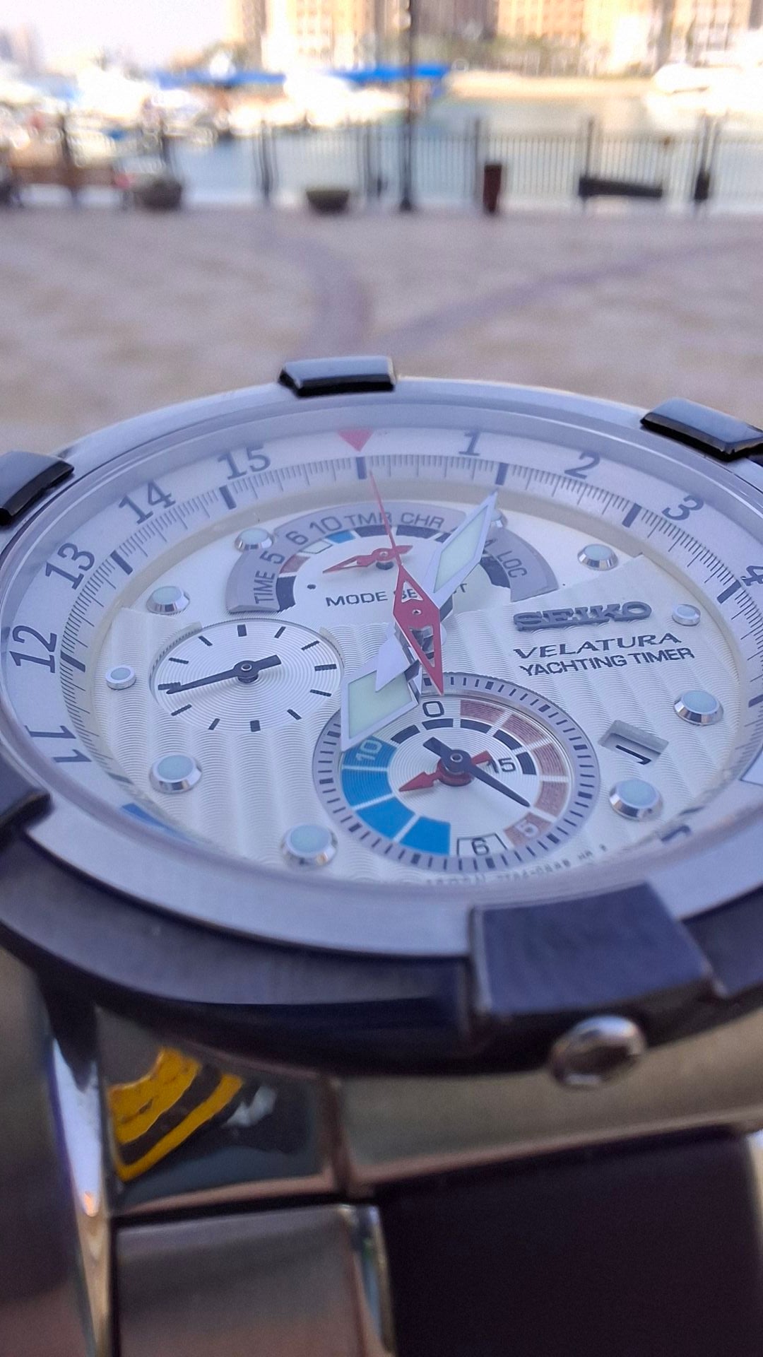 Seiko Velatura Yachting Timer Chronograph Ref. SPC005 (45mm, sapphire crystal) - Image 4