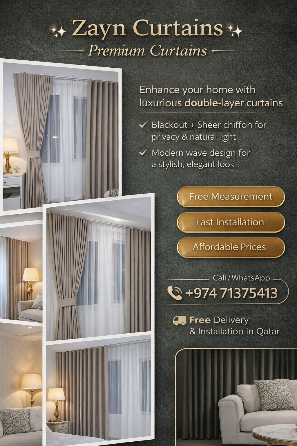 Curtains & Carpet | Premium Home Styling - Image 3