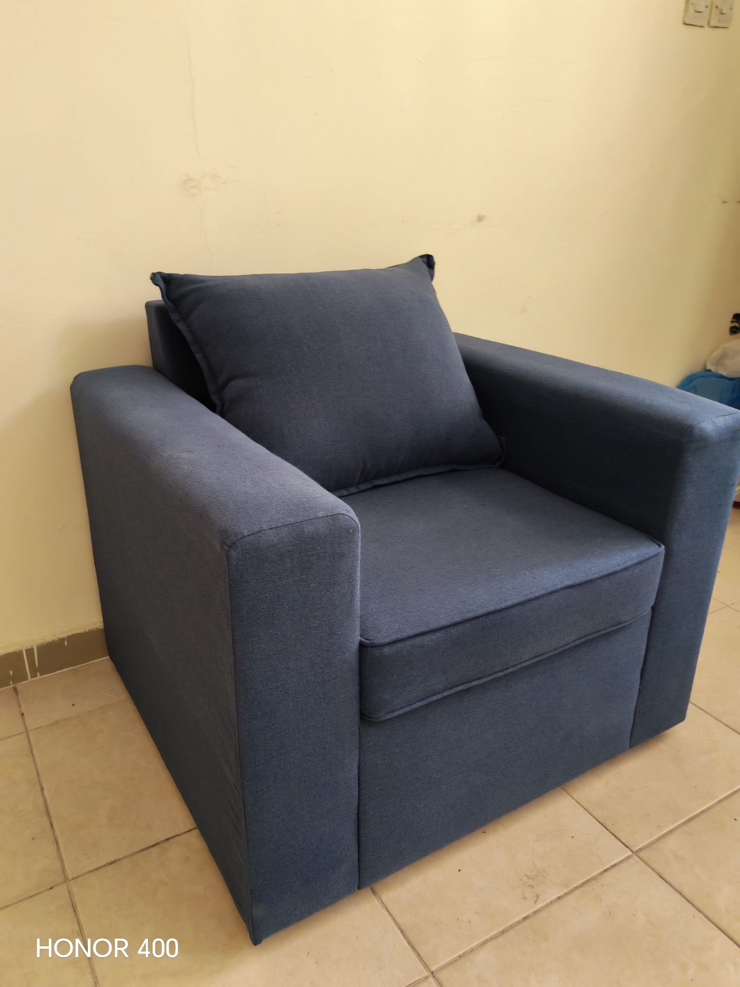 Turquoise Blue Sofa - Image 2