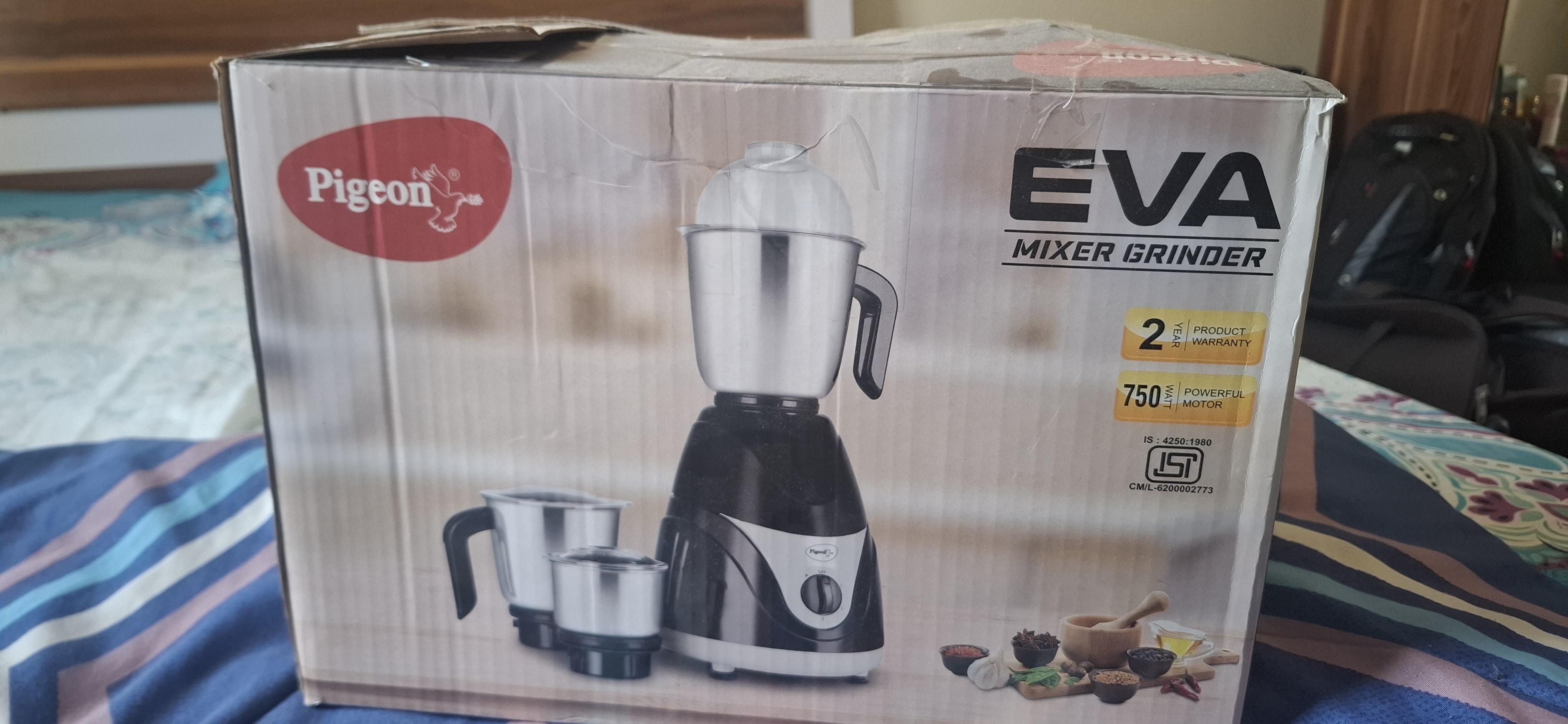 PIGEON Mixer Grinder 3 Jars - Image 4