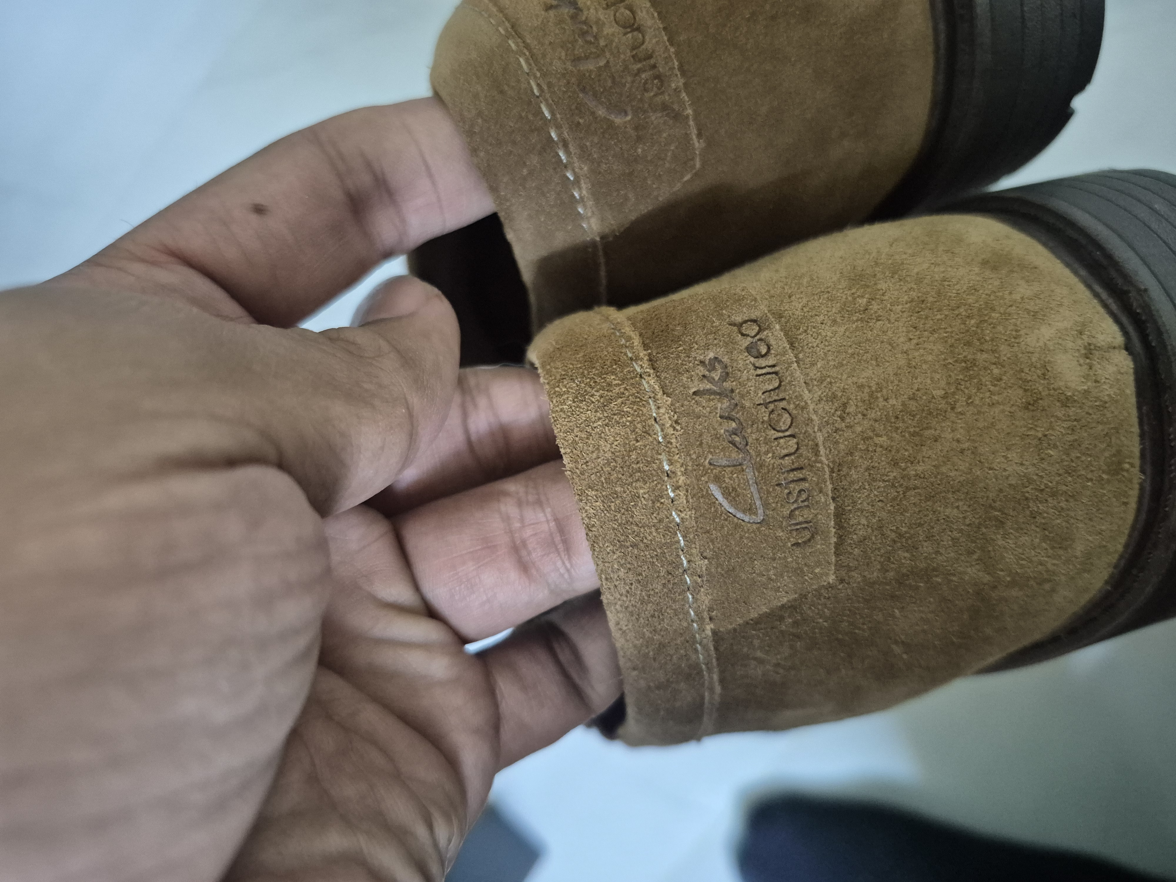 Clarks Suede Shoes - Image 2
