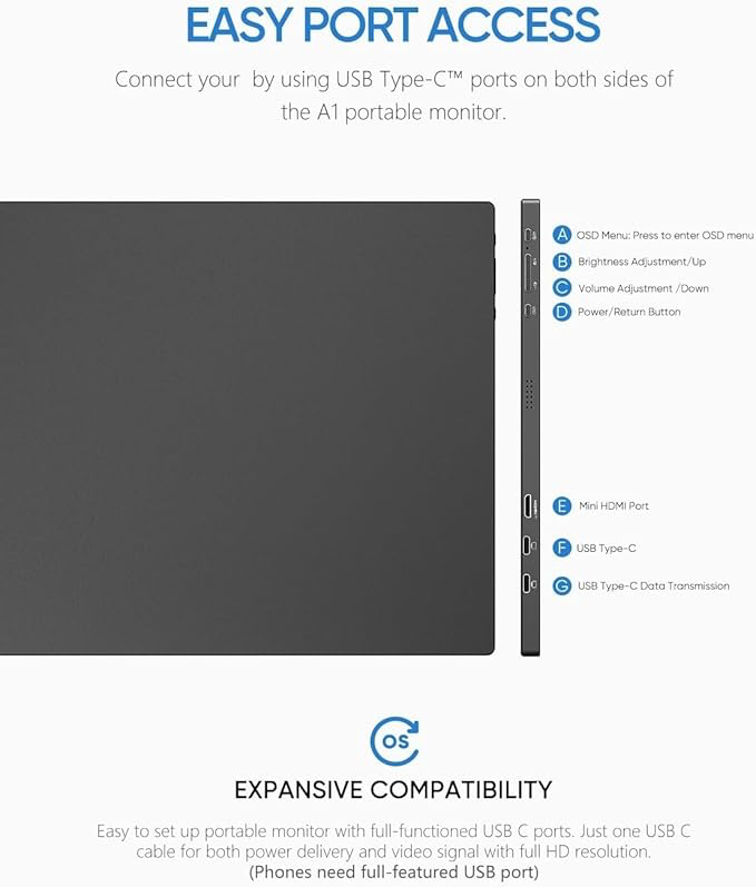 ARZOPA Portable Monitor - Ultra Slim - Image 2