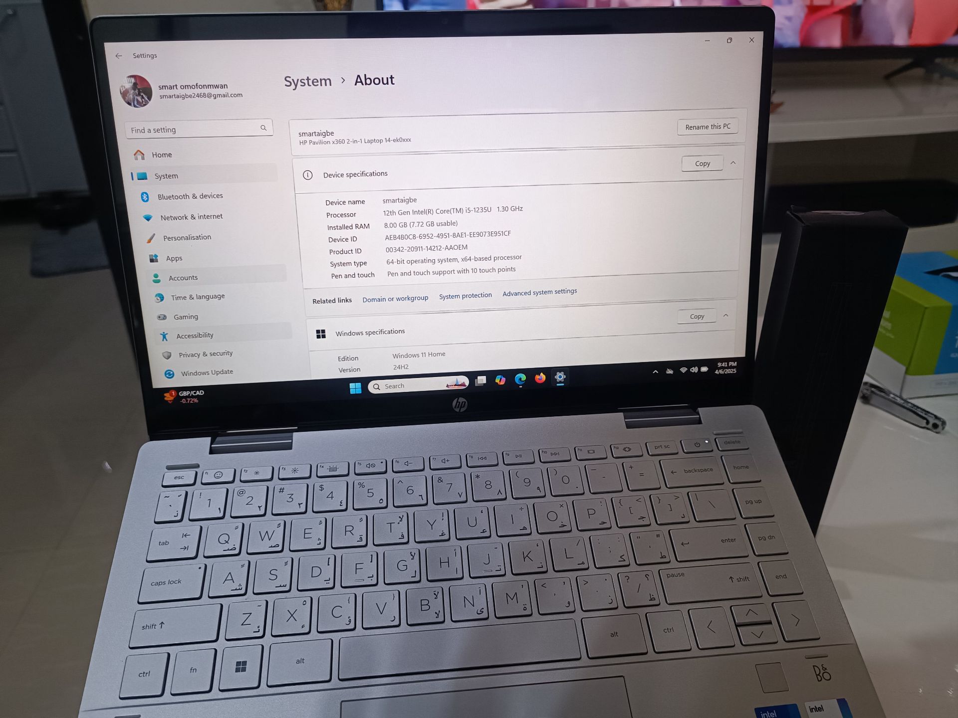 HP pavilion core i5 in a perfect condition - Image 1