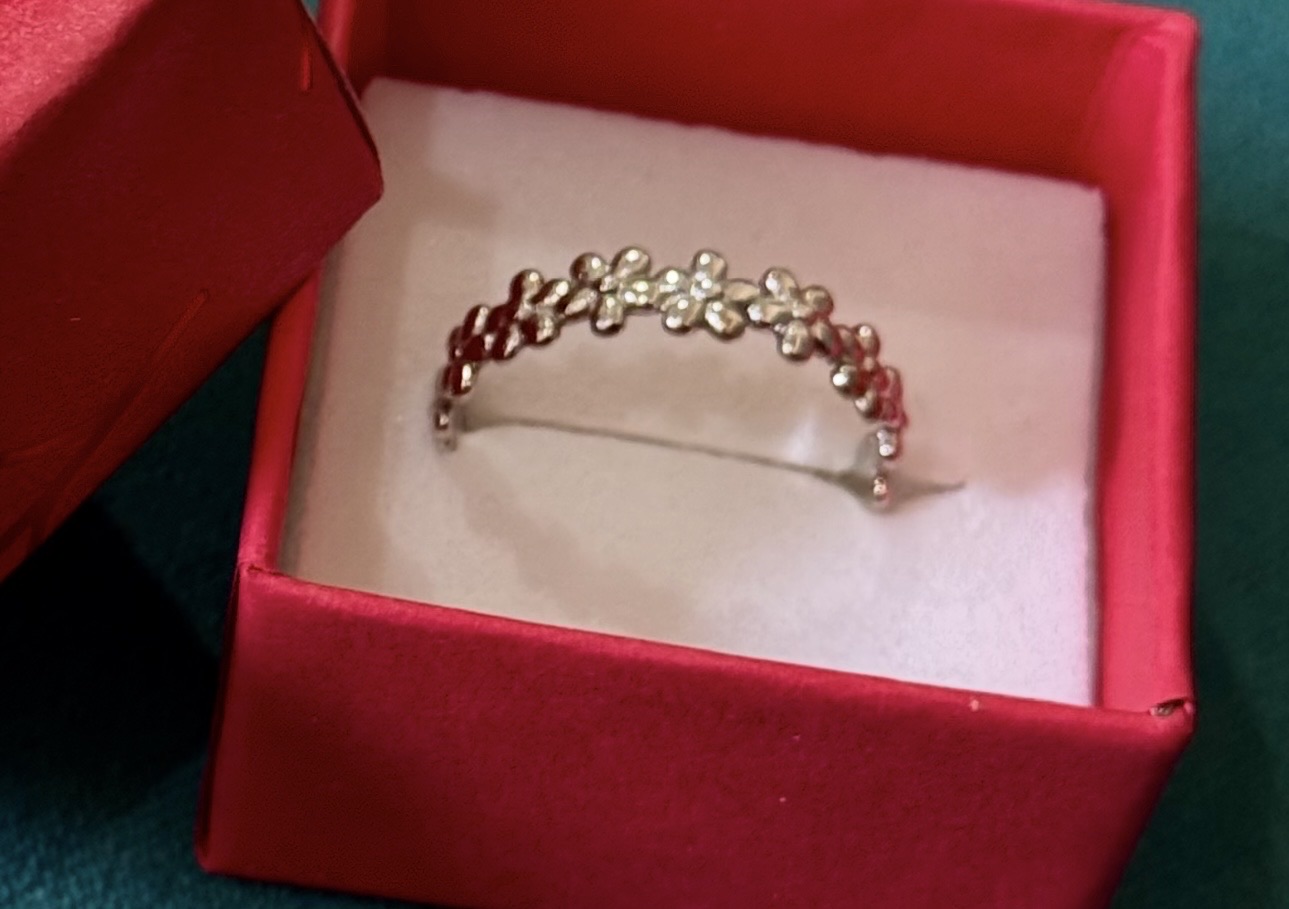 925 Sterling Silver Flower Ring for Women - Image 4