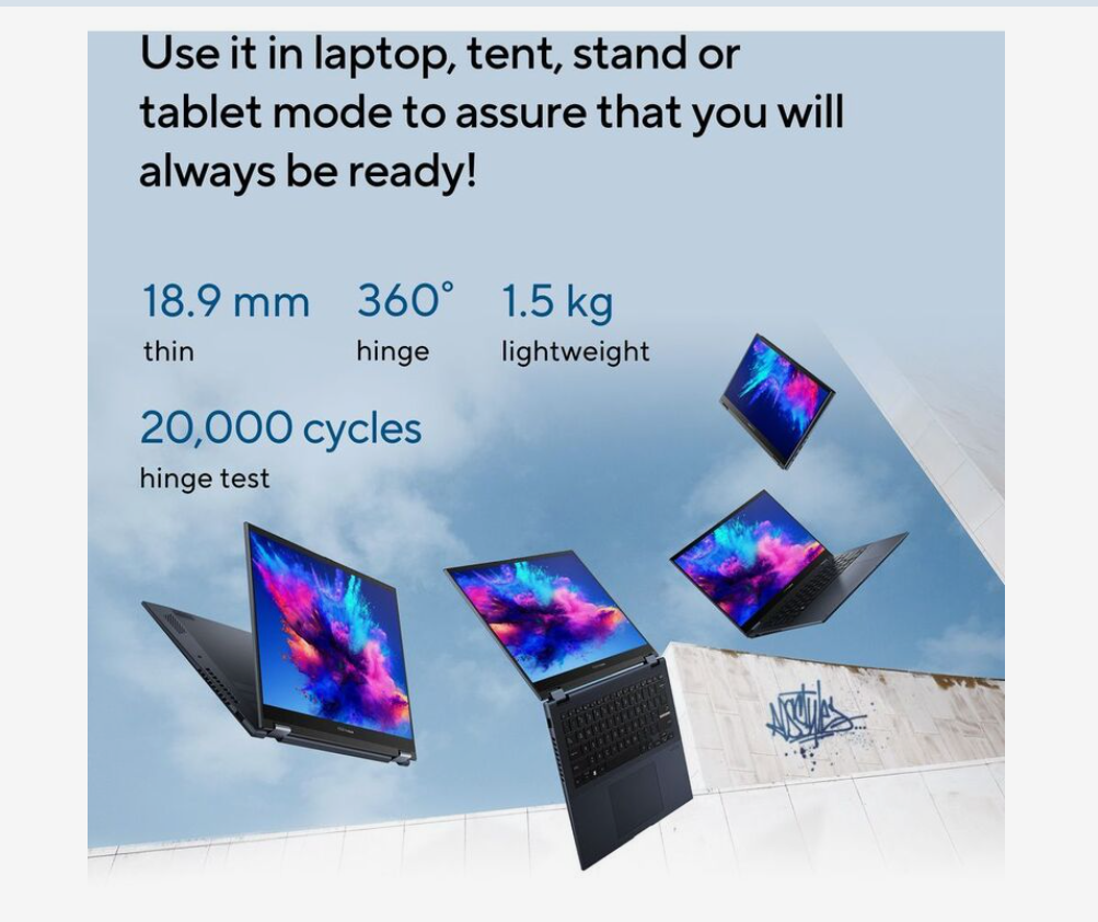 Asus Vivobook S 14 Flip TP3402VA-LZ144W - Image 3