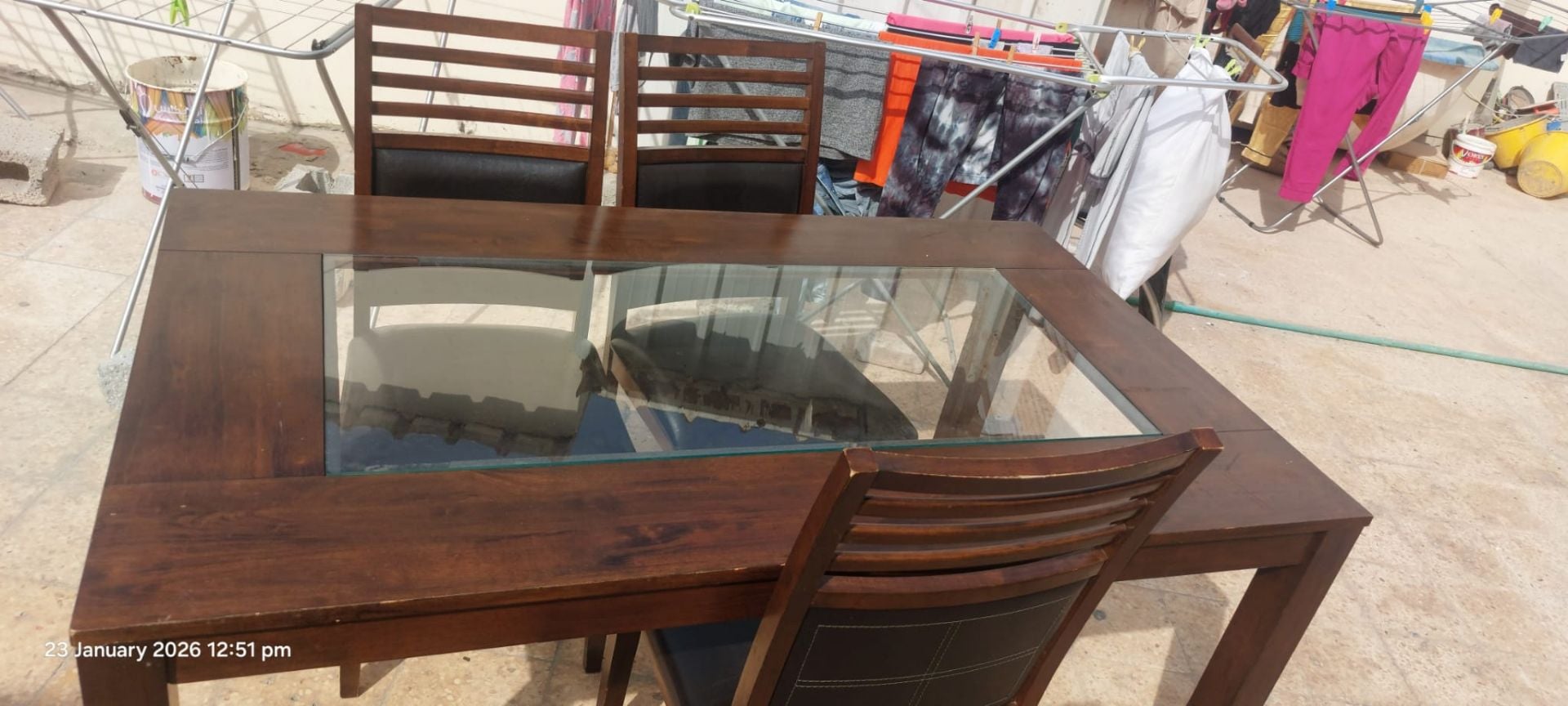 Dining Table with chair - Image 3