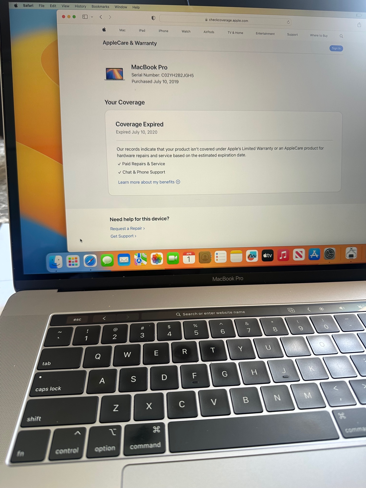 MacBook Pro 15 2019 i9 16GB 513SSD - Image 7
