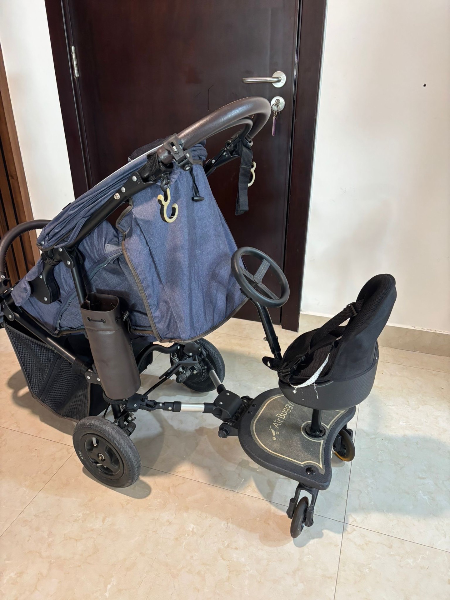 AirBuggy Stroller + Riding Board + Seat - Image 7