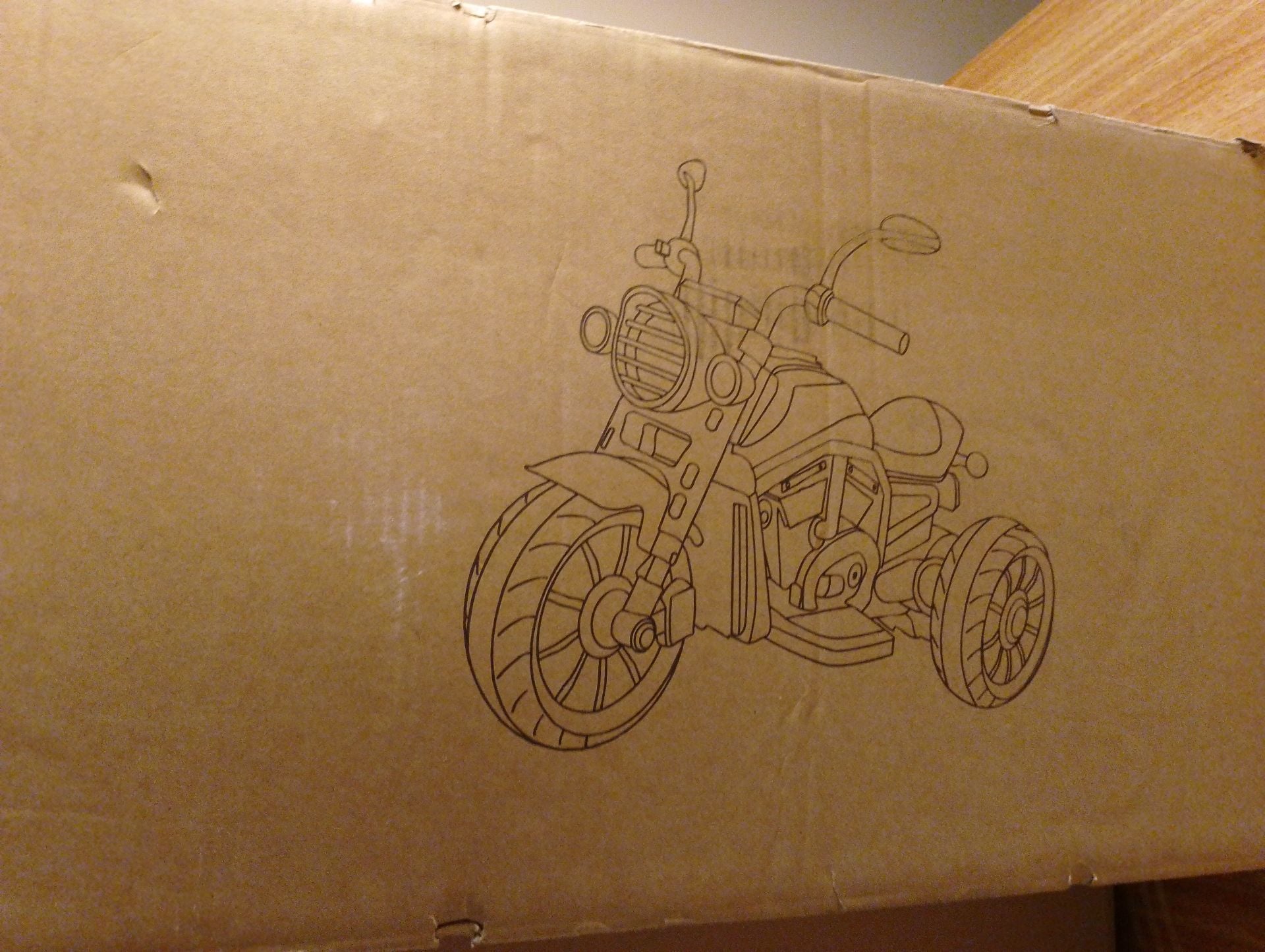 Kids Electric Ride-on Motorcycle with LED Lights & Music (Excellent Condition) - Image 5