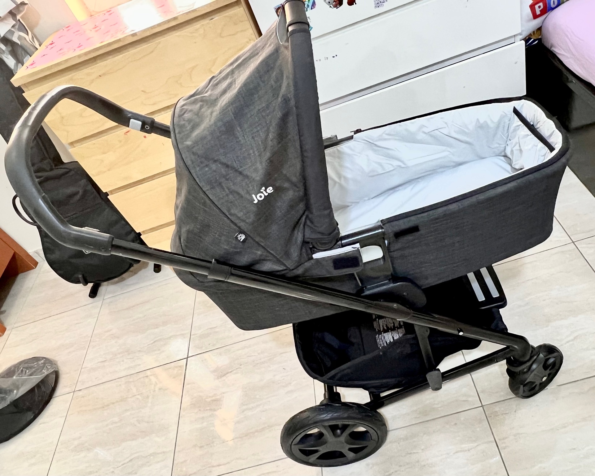Joie® Chrome Cot with Carry Cot.  - Image 6