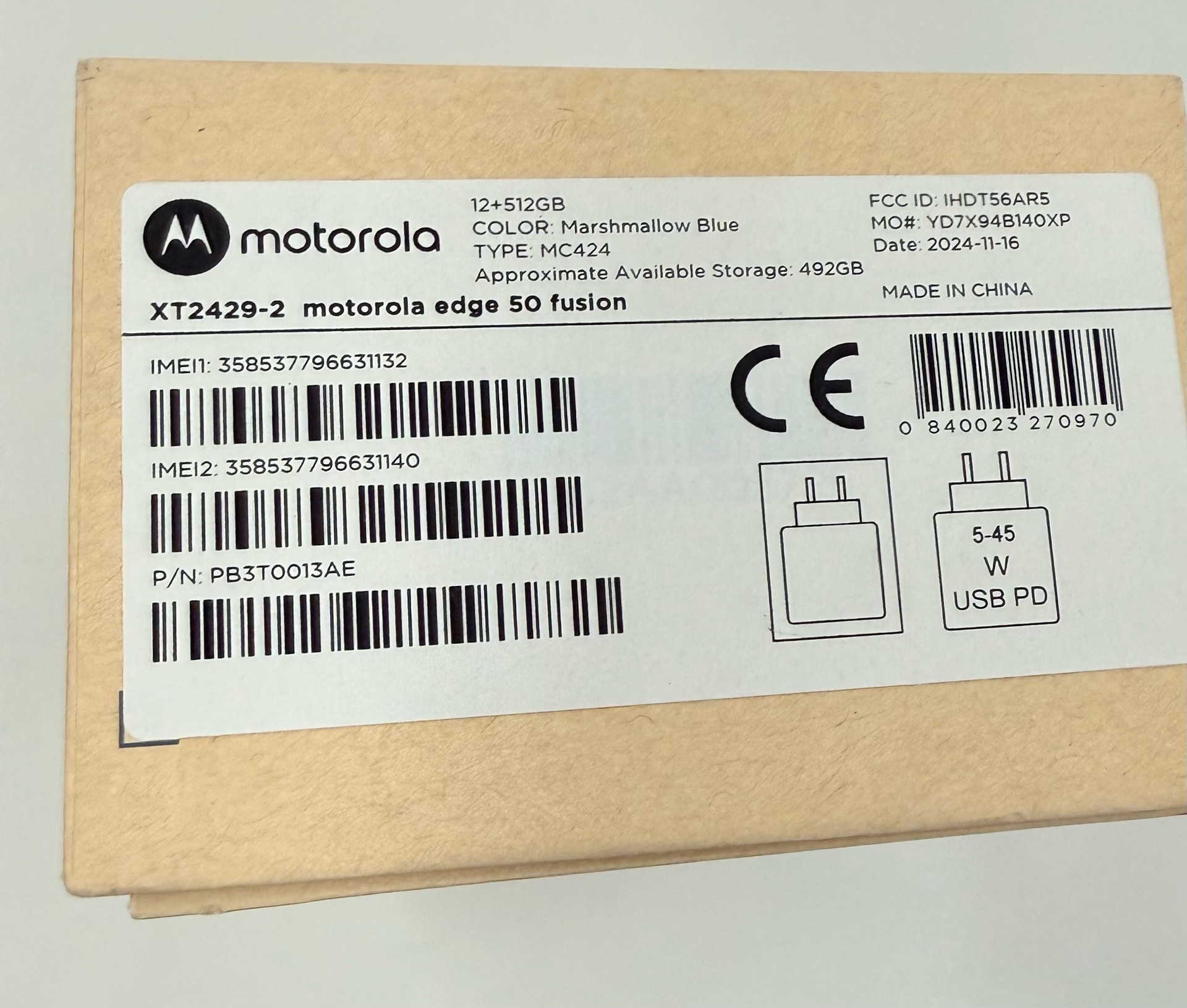 Brand New Motorolla Edge Fusion - Image 2