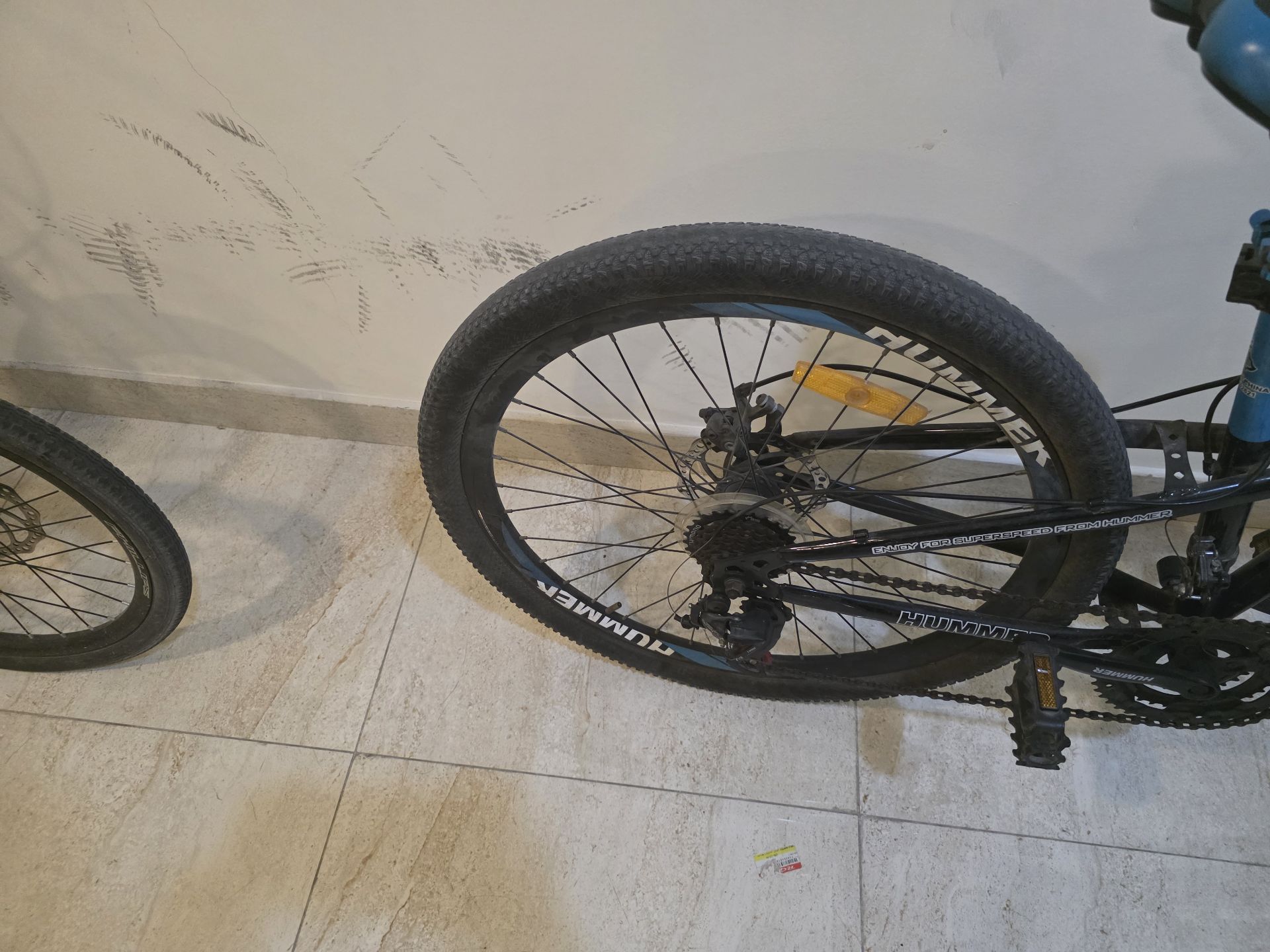 Unisex blue colour hummer cycle used for 3  years only - Image 5