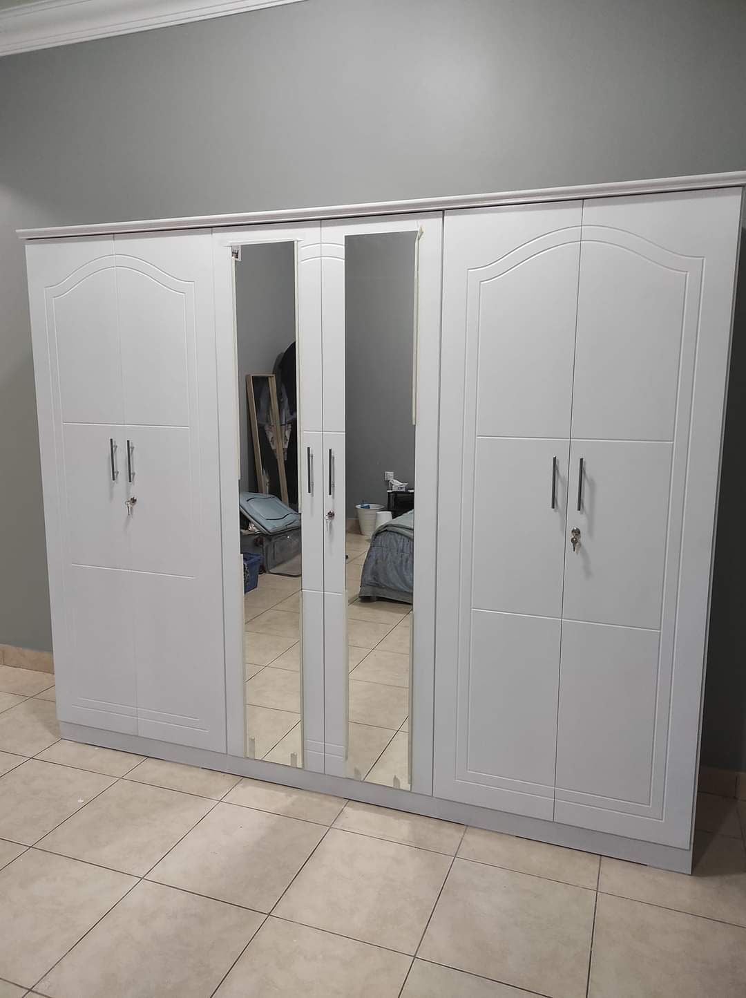New bed,mattress,cupboard, bedroom set selling in Qatar. 30032896 - Image 8