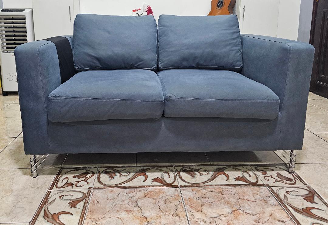 Bluish Grey Sofa Set for Sale - Image 2