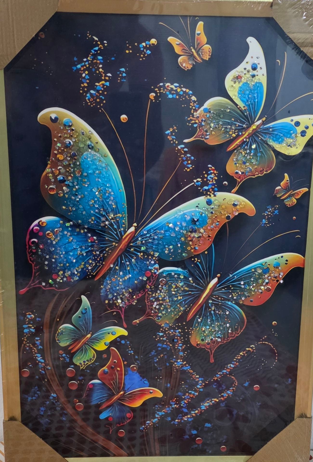  Modern Butterfly Wall Art Frame – 35x60 cm – Premium Decorative Piece - Image 3