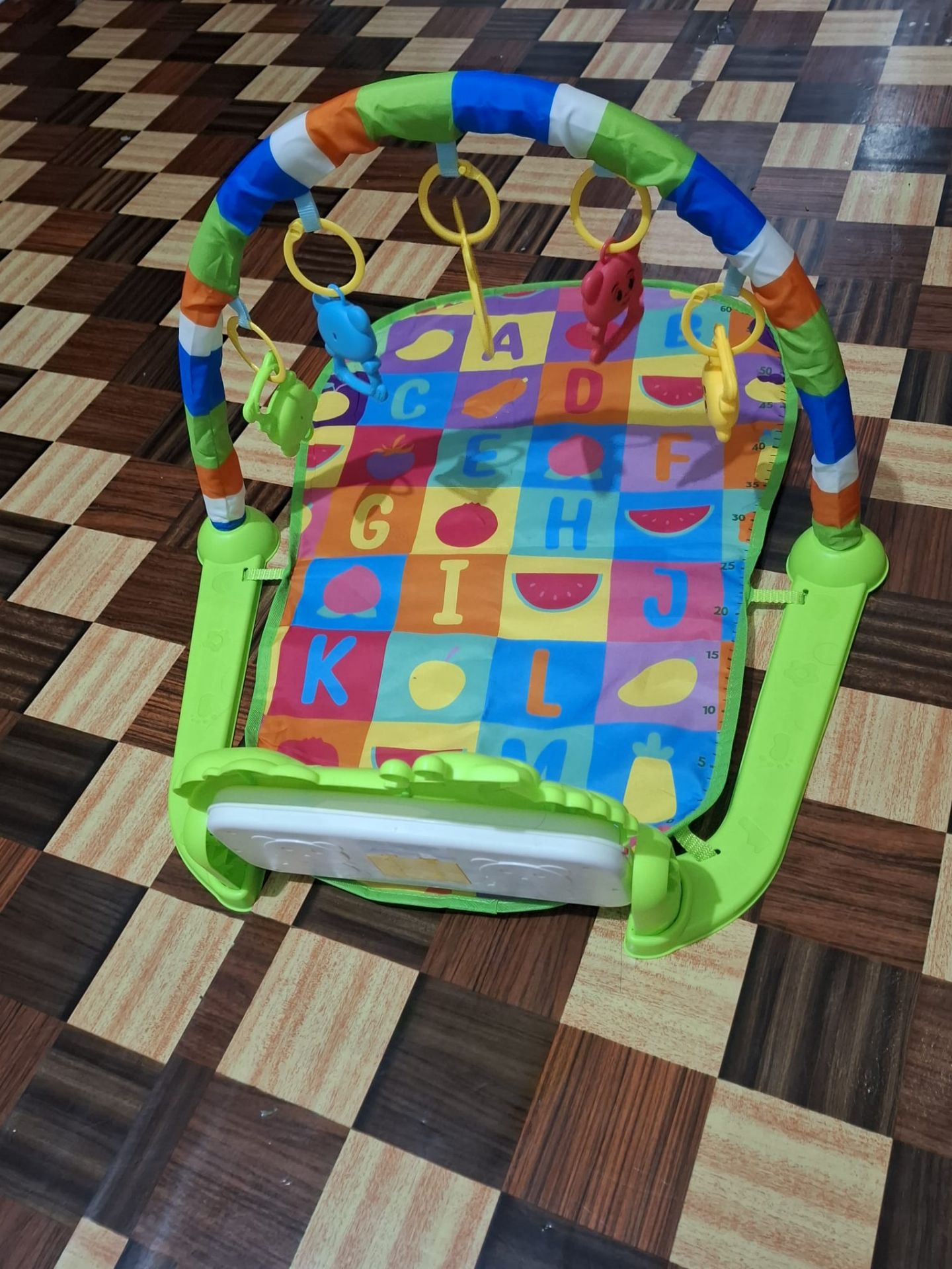 New Baby Activity Play Gym Mat with Hanging Toys – Colorful Learning Mat - Image 4