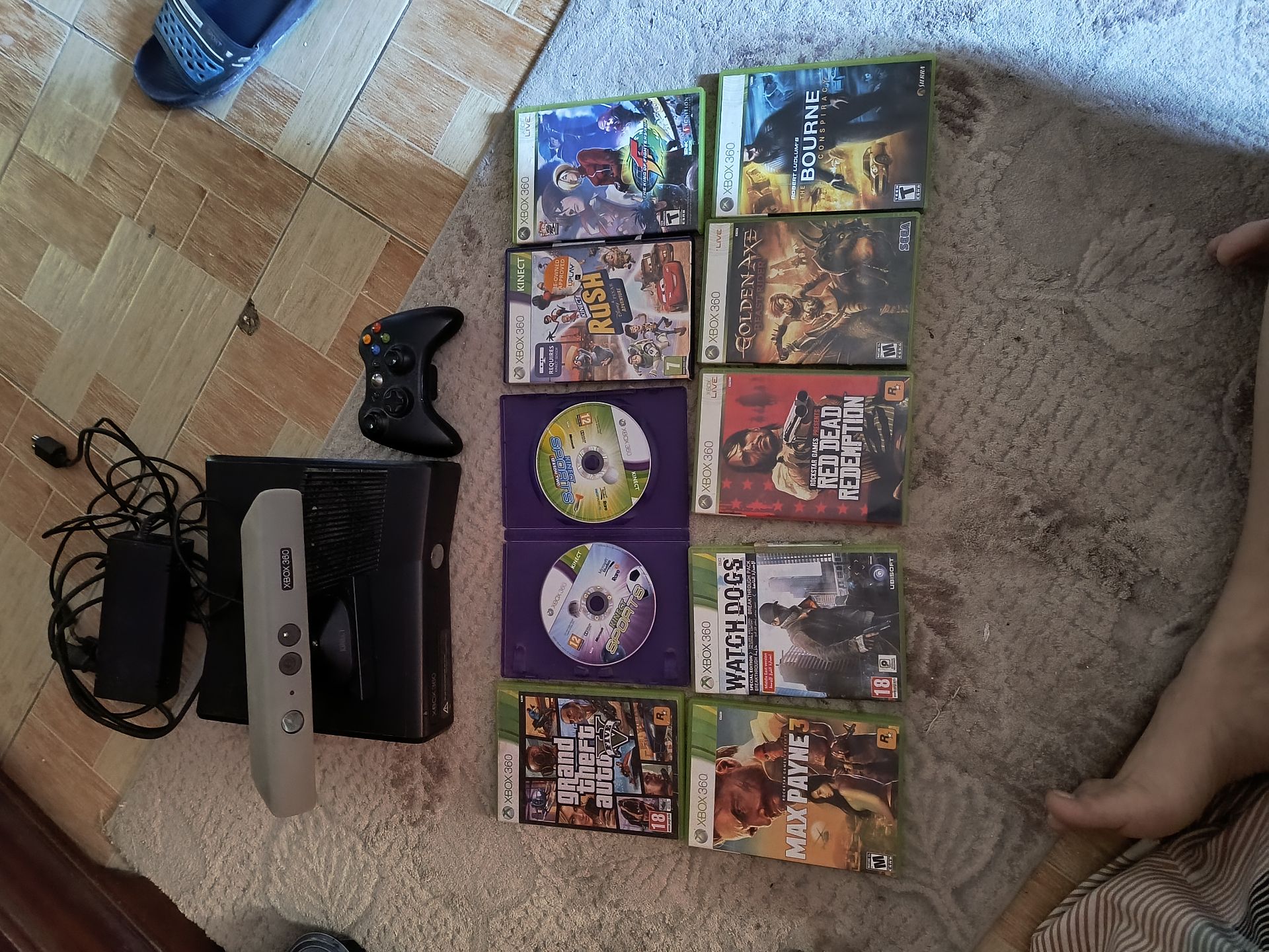 Xbox 360 with accessories & 10 games - Image 3