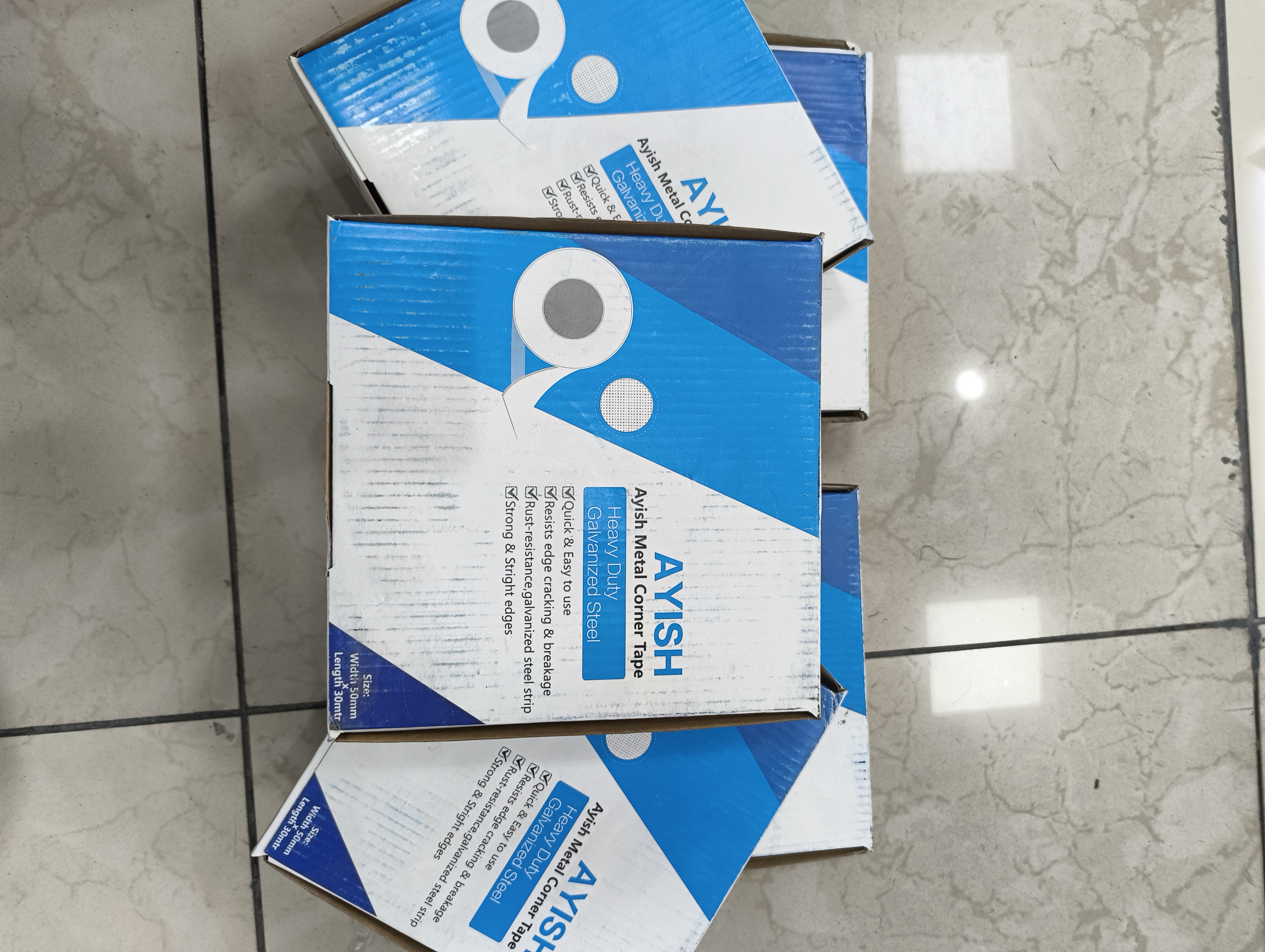  AYISH Metal Corner Tape — Heavy Duty Galvanized Steel - Image 2