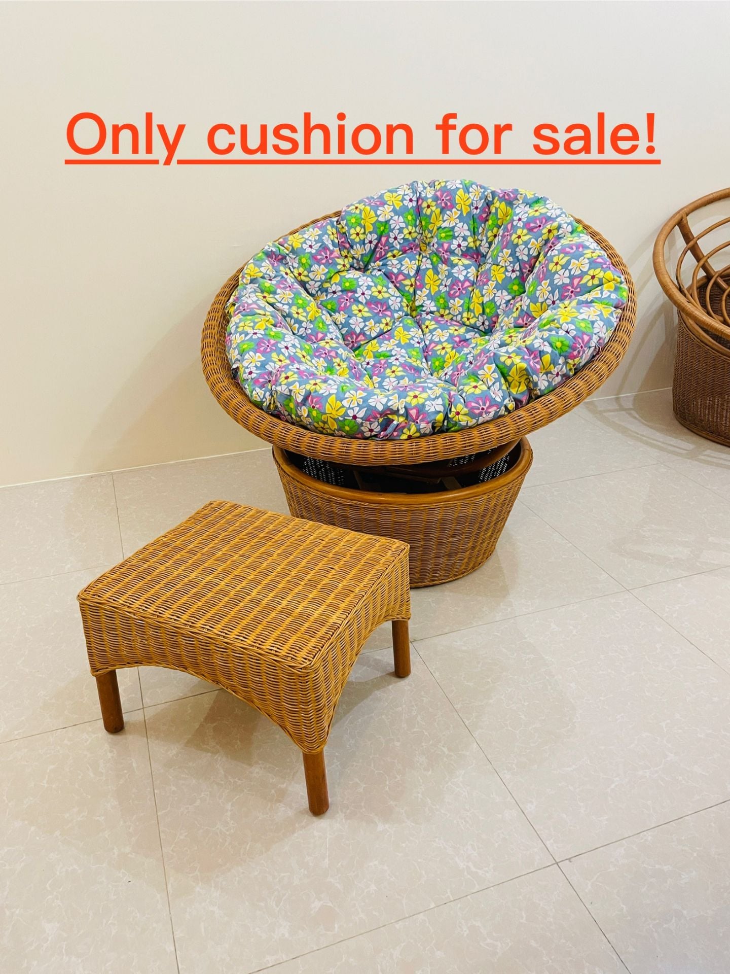Cushion, swing chair cushion, rocking chair cushion, large cushion - Image 4