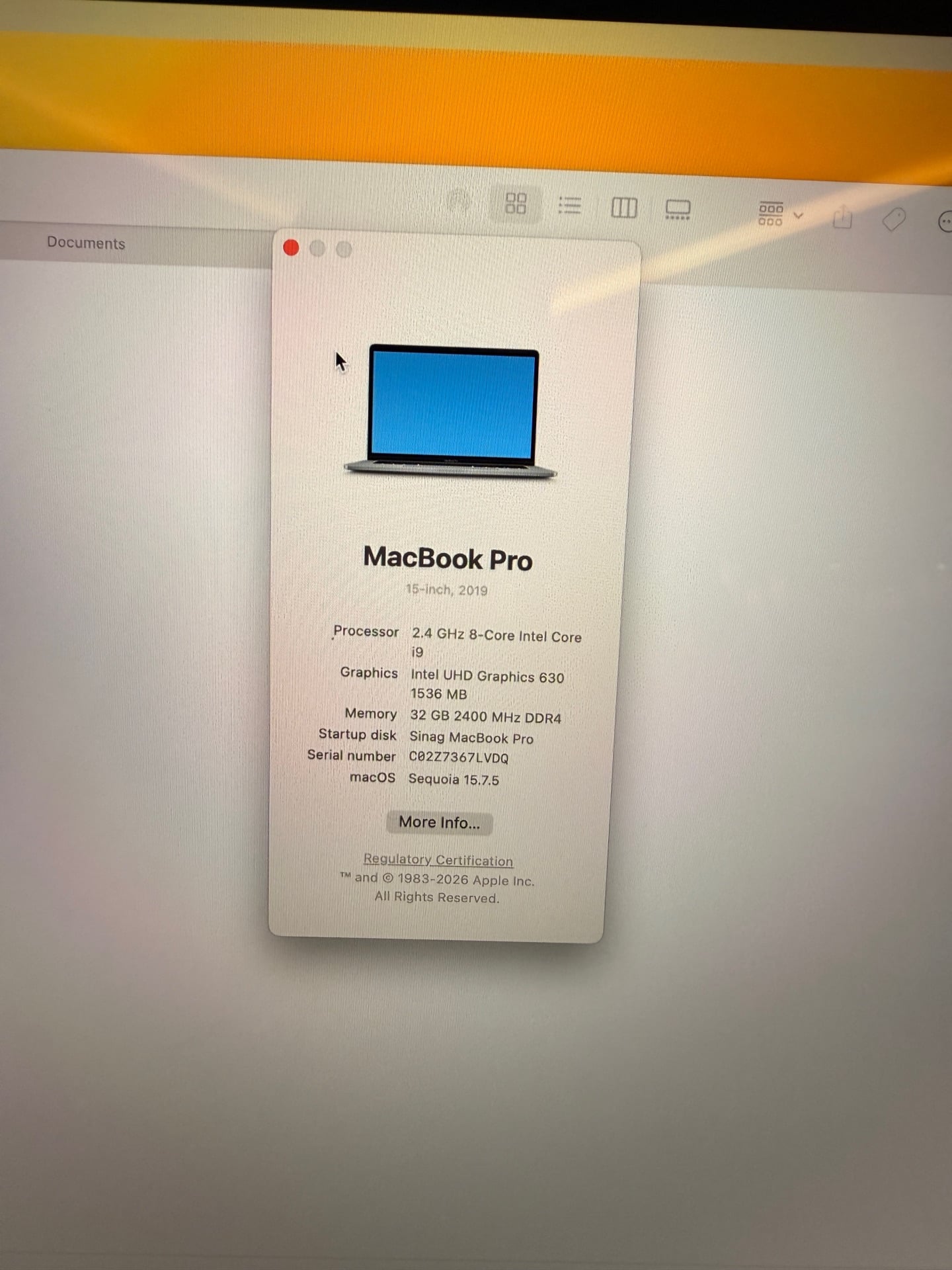Macbook Pro i9 32gb - Image 4