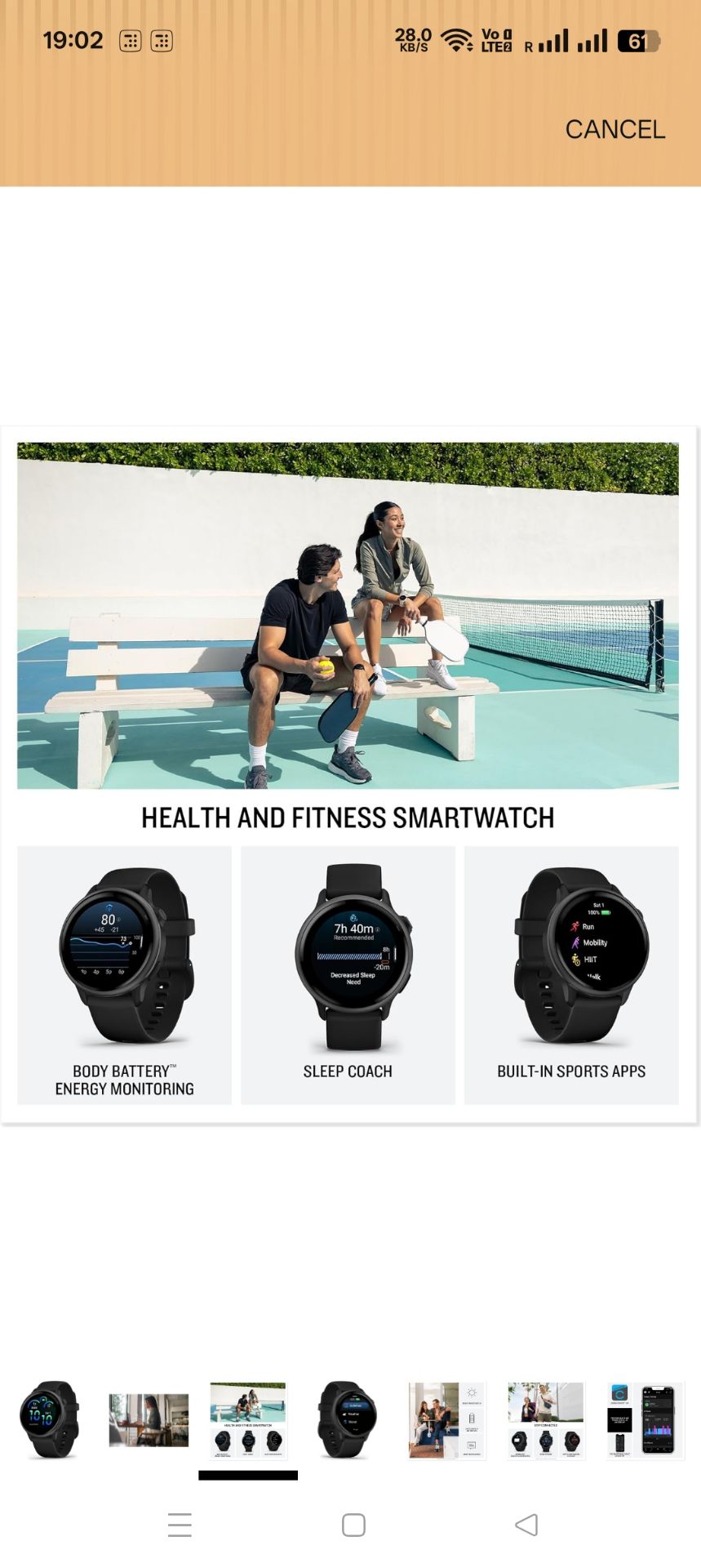 Garmin Vivoactive 6 smart watch  - Image 4