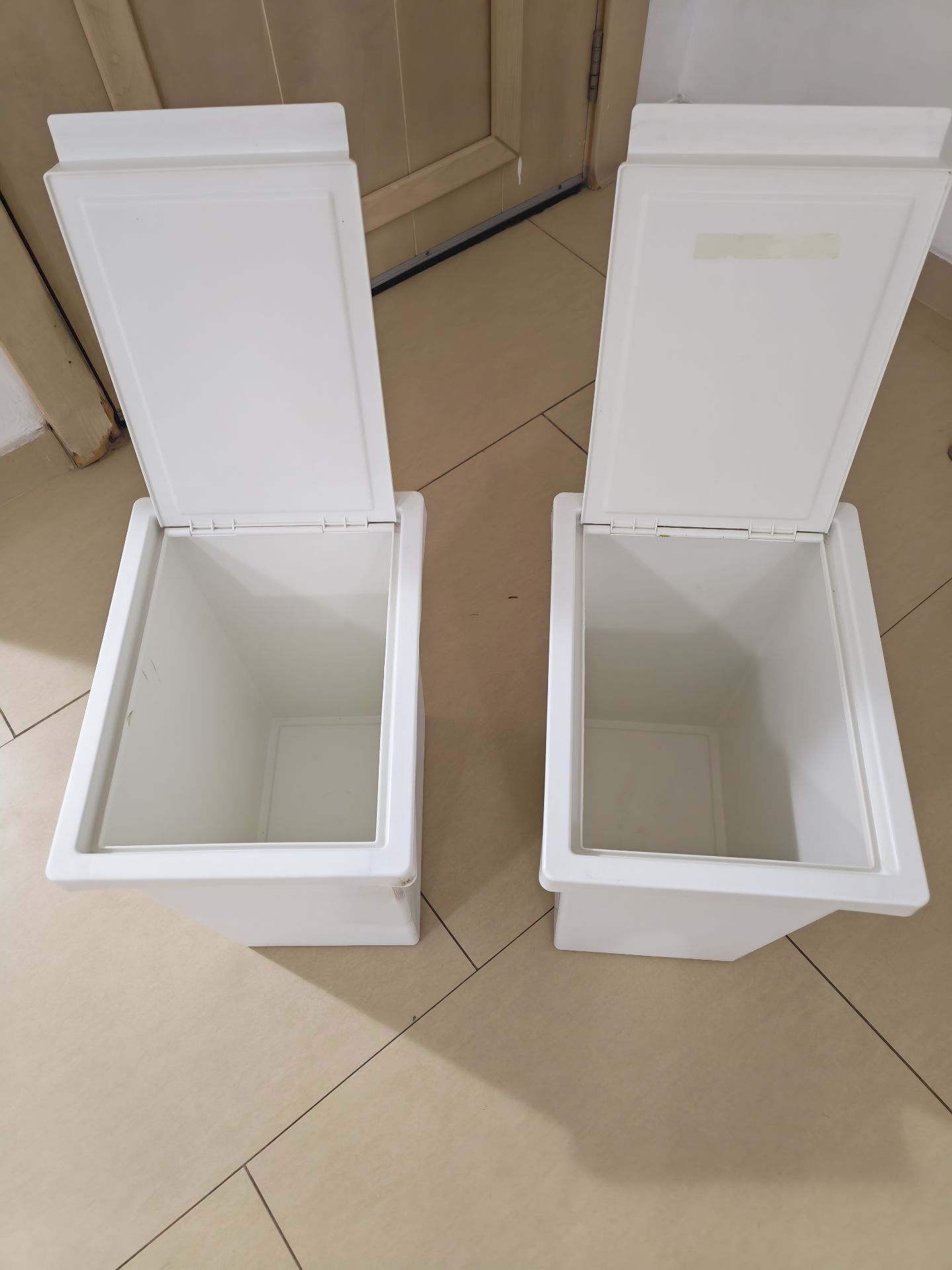 2*IKEA FILUR Bin with Lid – White (Space-Saving) - Image 5