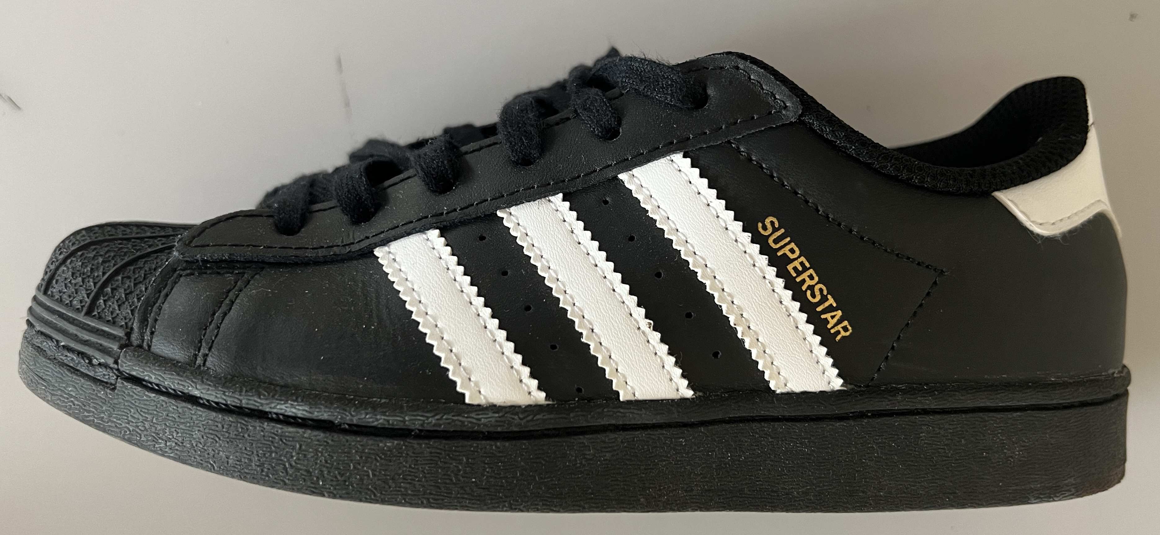 Adidas Superstar Shoes Kids', Black, - Image 1