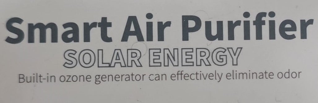 Smart Air Purifier for Car-Built in Ozone Generator-Solar Power - Image 2