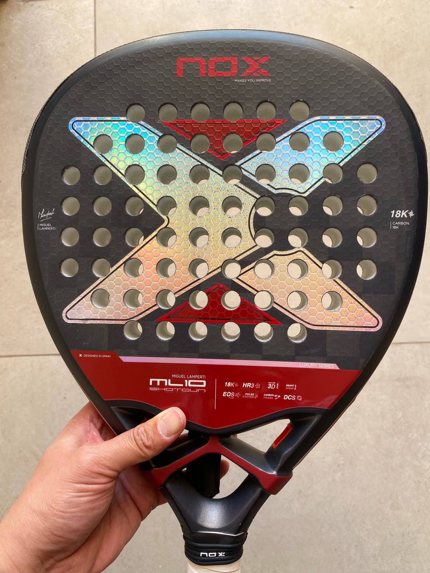 NOX ML10 ShotGun 18k padel racket  - Image 2