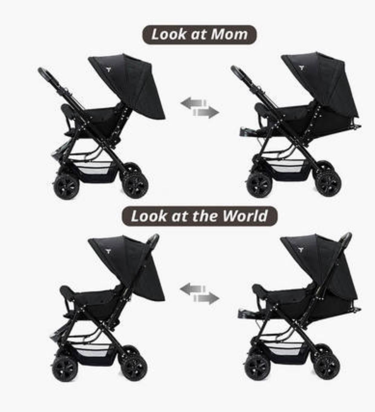 Rarely Used Teknum Reversible Stroller Good Condition - Image 2