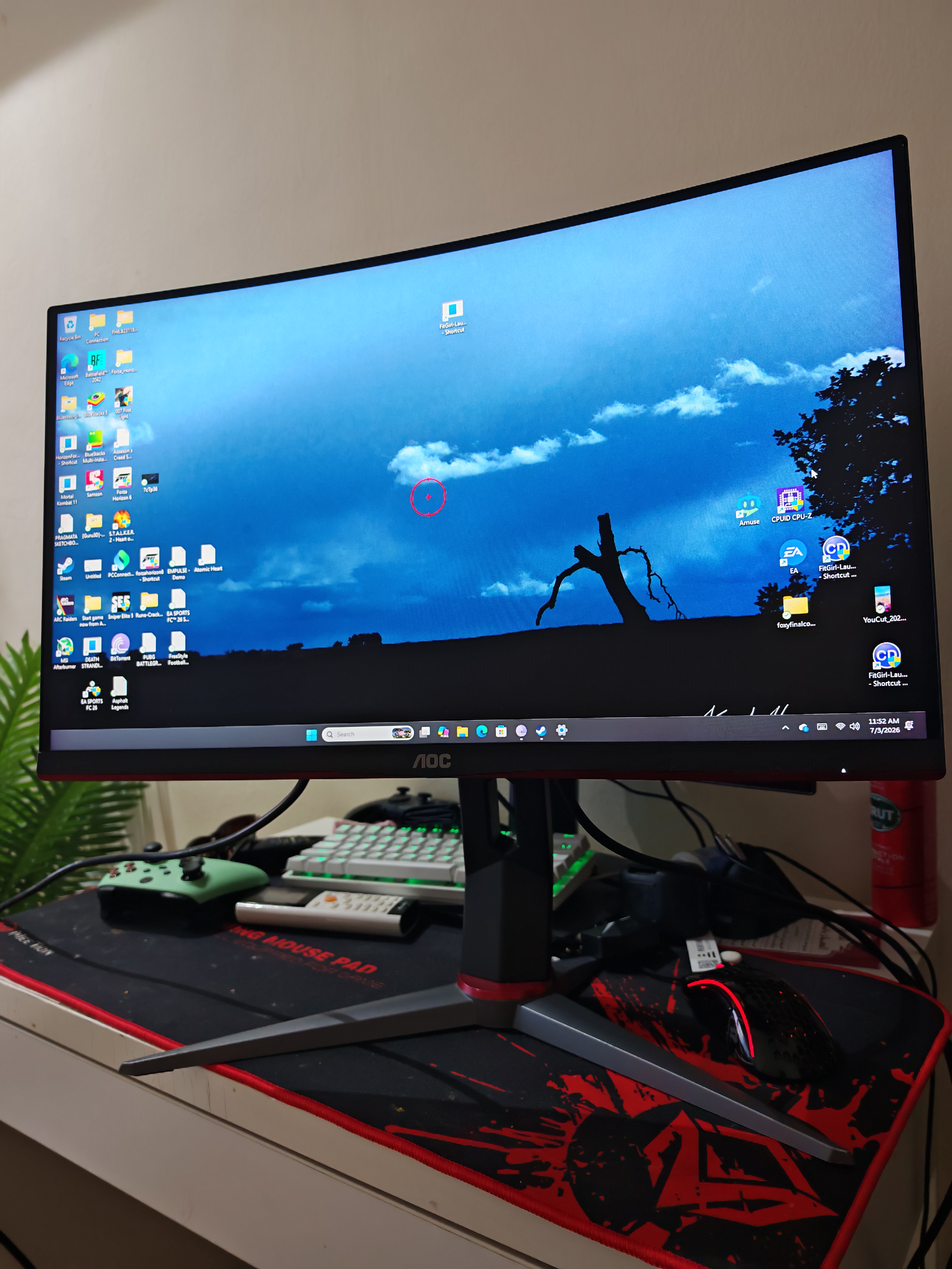 شاشة ألعاب AOC 24.5 بوصة 165 هرتز - Image 6