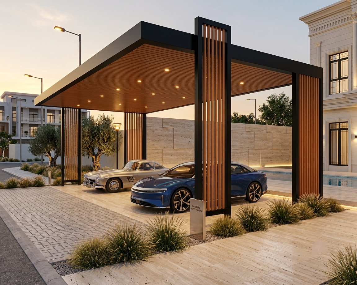 All Types of Car Parking Shade | Tubela - Maintenance Services