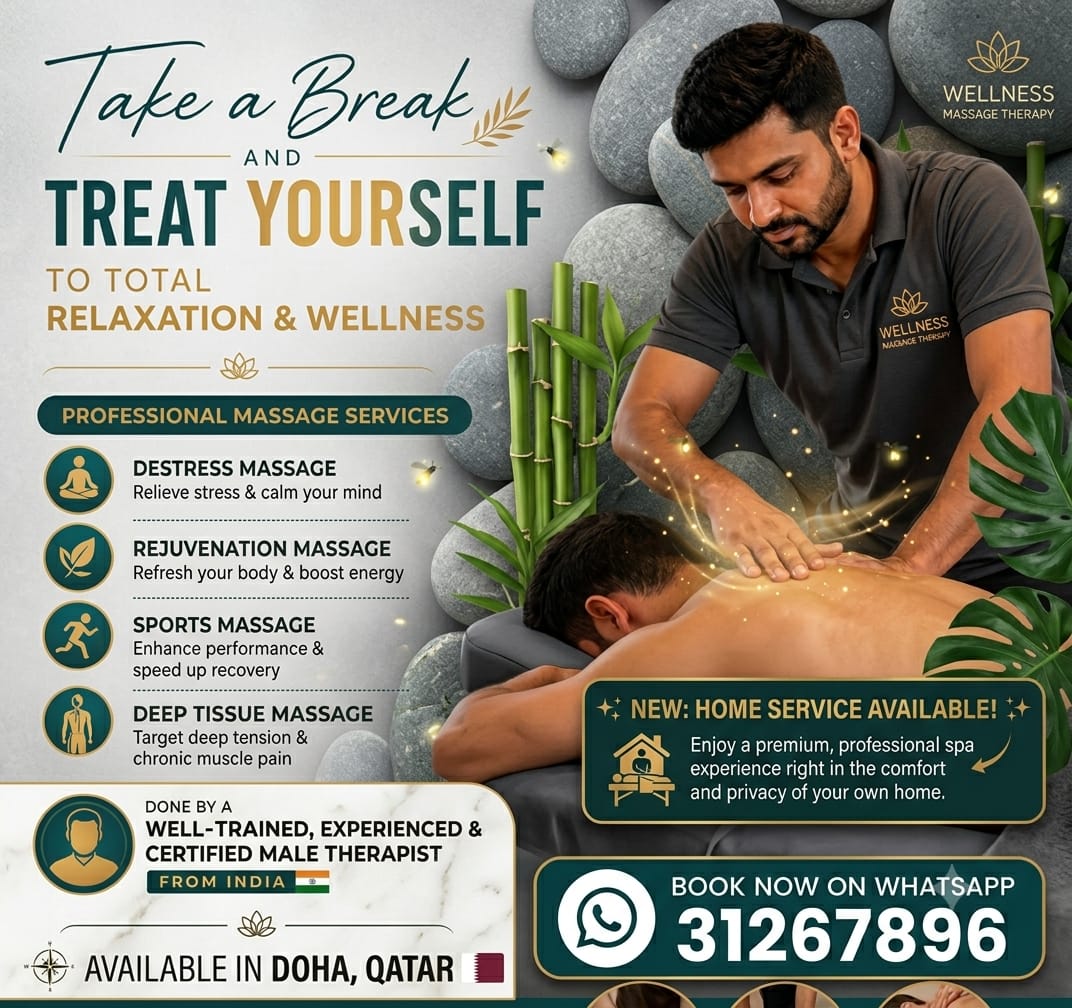 Home service Massage in Qatar 
