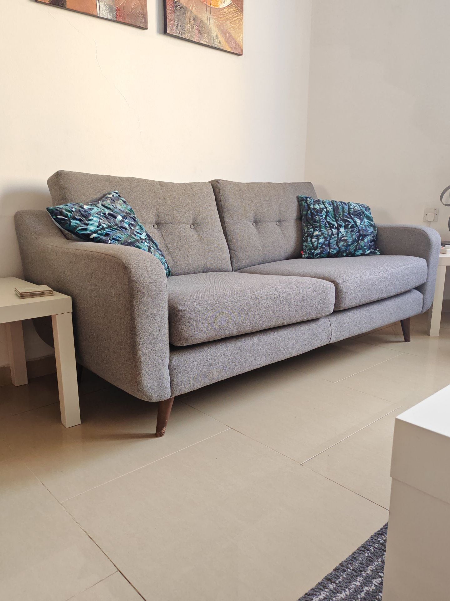 Modern Scandi Style Sofa Set (3+2 Seater) – Excellent Condition - Image 2