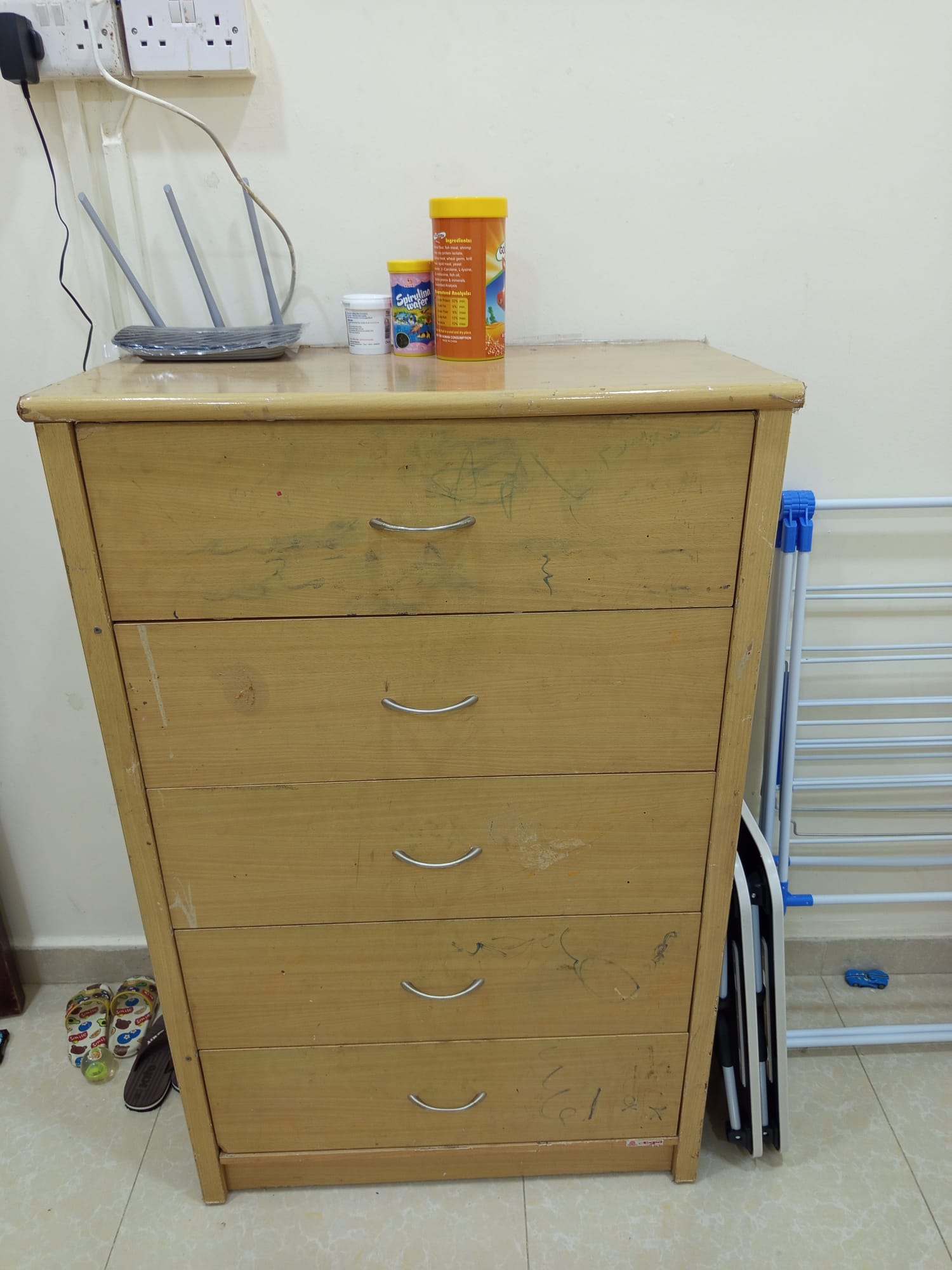 Urgent Sale: King Bedroom Set + Wardrobe + Storage + Extras - Image 8