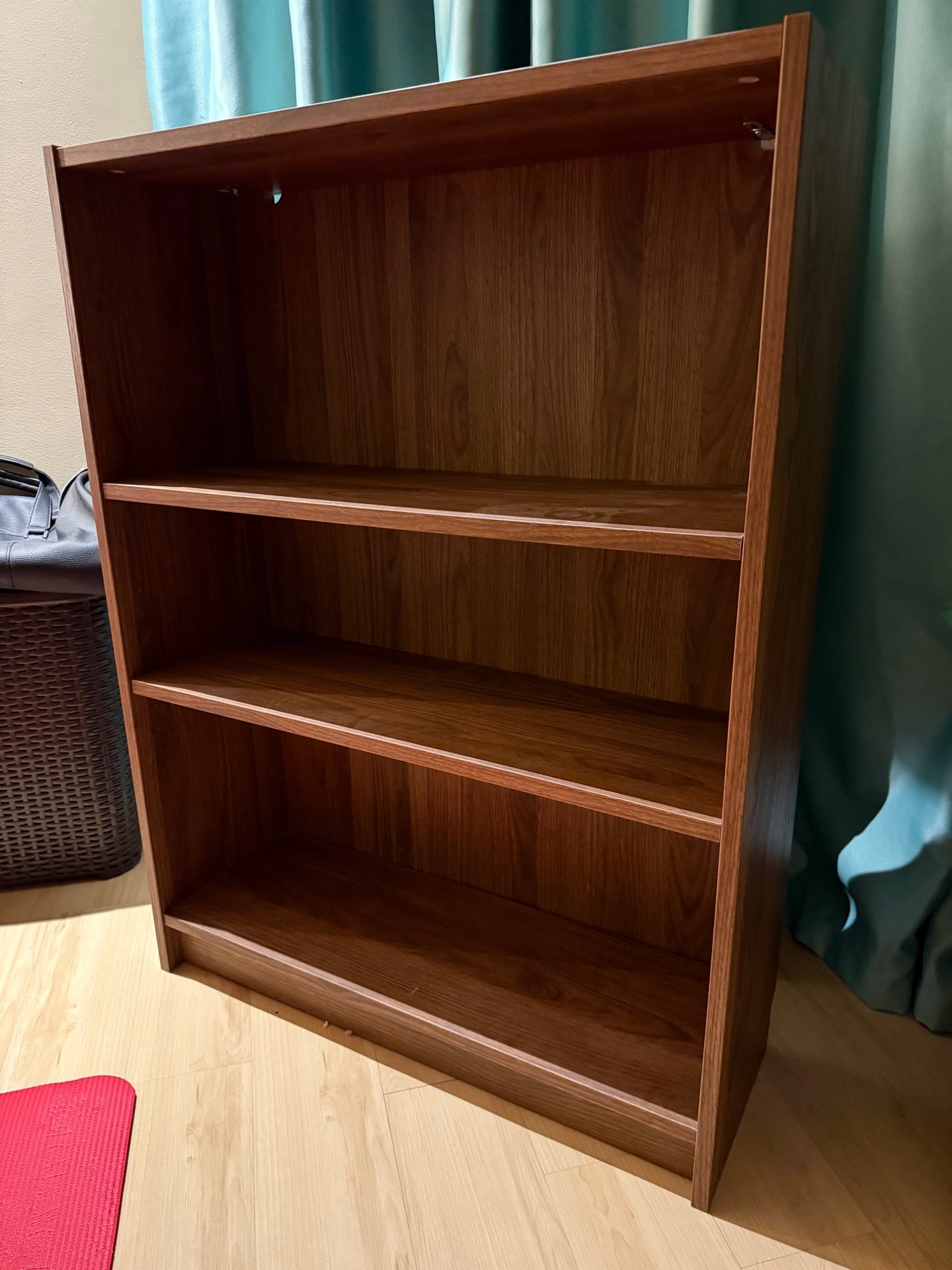 Modern Walnut Bookshelf - Excellent Condition - Image 2