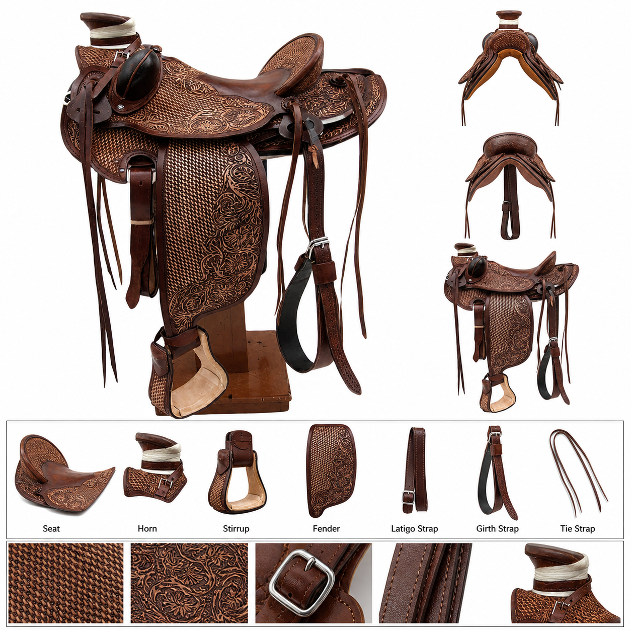 Premium Horse Saddles | American, European & Arabic Styles | Full Sets Available - Image 9