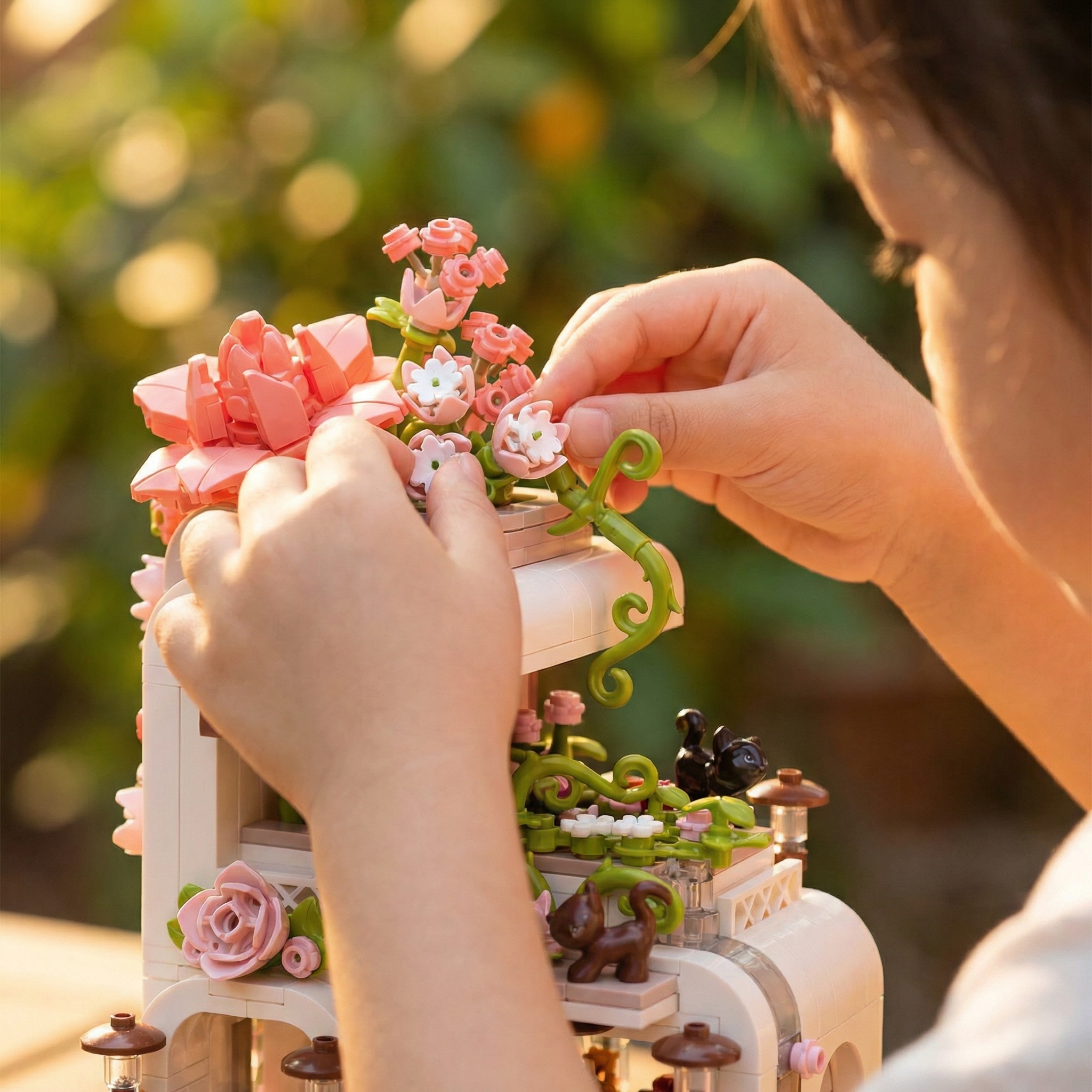 RAMBLERS Flower House Building Set – 1285 PCS - Image 5
