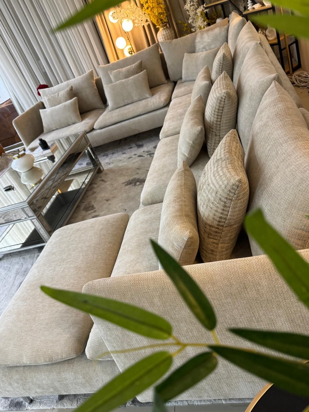 Luxurious ikea branded u shape sofa set For sell Very good quality like new - Image 6