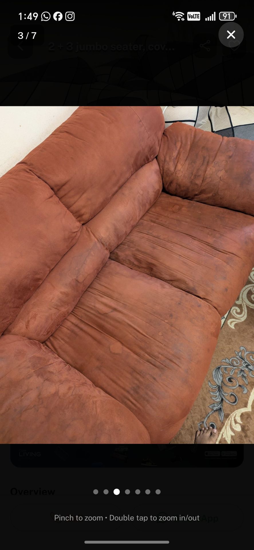 3 + 2 jumbo seater - Image 2