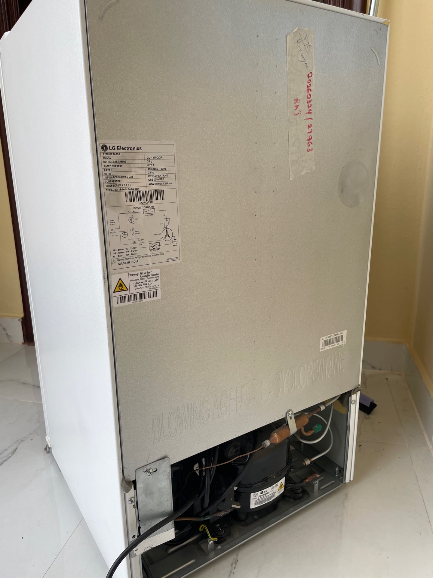 LG Fridge Compressor not working - Image 3