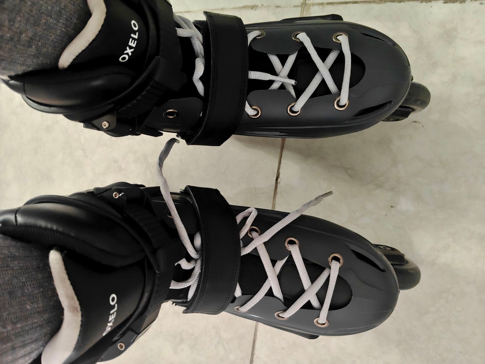 Oxelo Hard Inline skates - used less  - Image 2