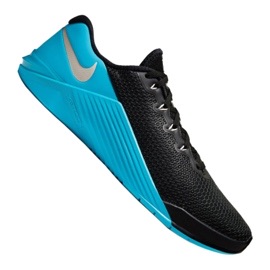Nike Metcon 5 Black Current Blue - Image 4