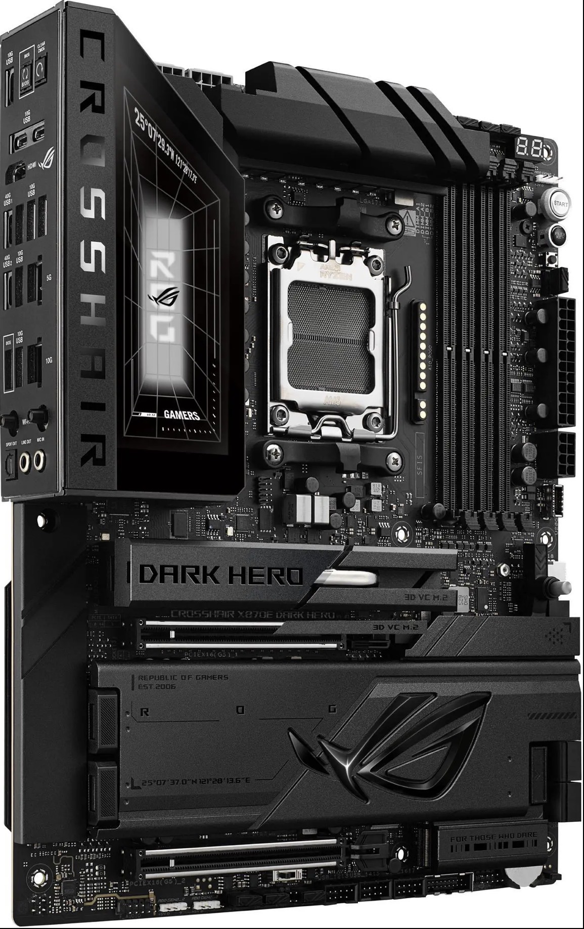 ASUS ROG Crosshair X870E Dark Hero ATX motherboard, 20+2+2 power stages, DDR5 - Image 3