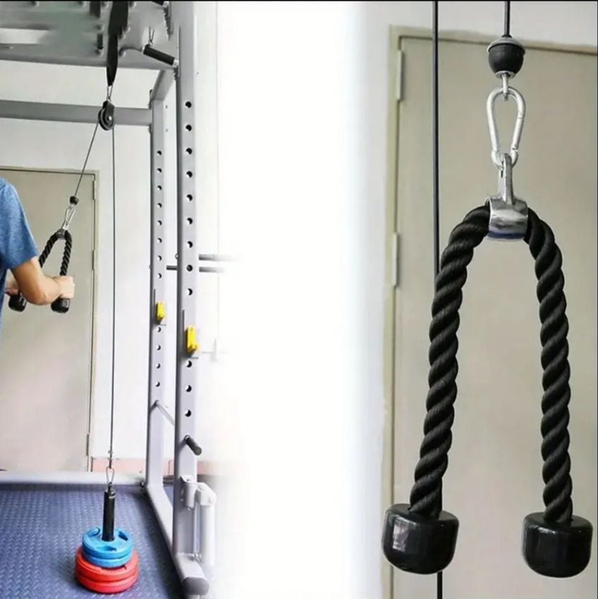 Weight Training Triceps Rope - Pull Down Cable - Image 4