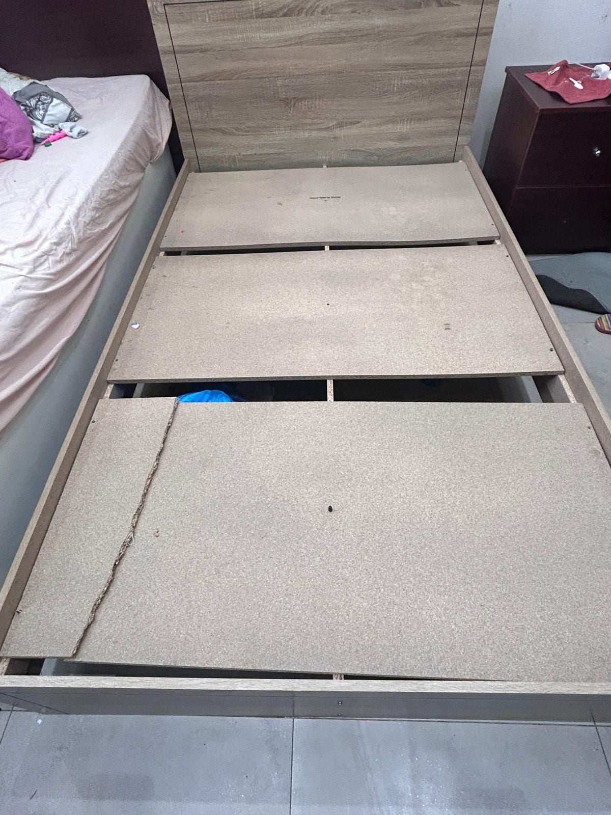 Twin Bed With Mattress for sale good condition - Image 4
