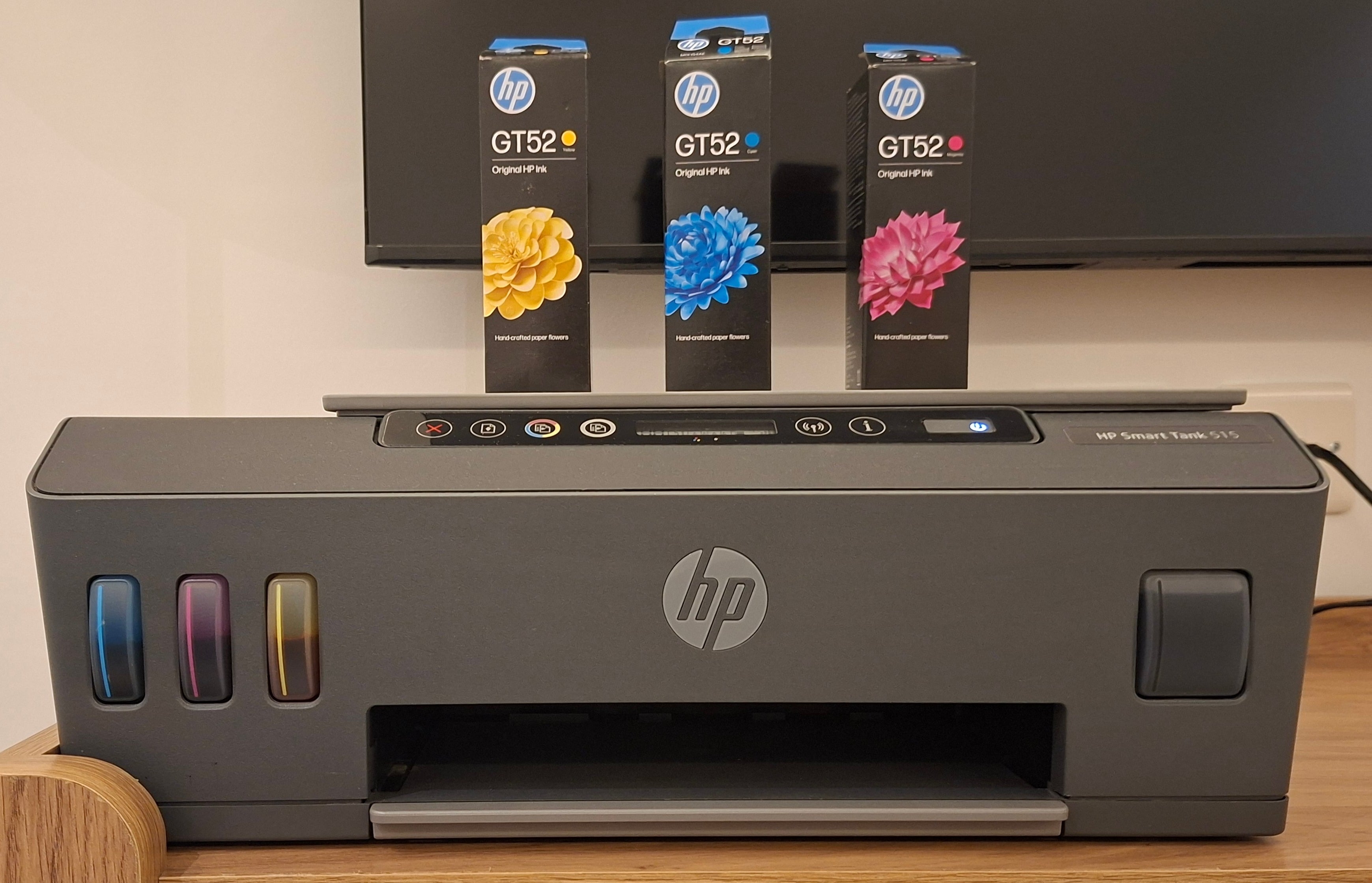 HP SMART TANK 515 (GREAT CONDITION) + BRAND NEW INK - Image 2