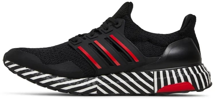Rare Adidas UltraBoost DNA Striped Japan Nero Rosso Taglia (US 9) - Image 4