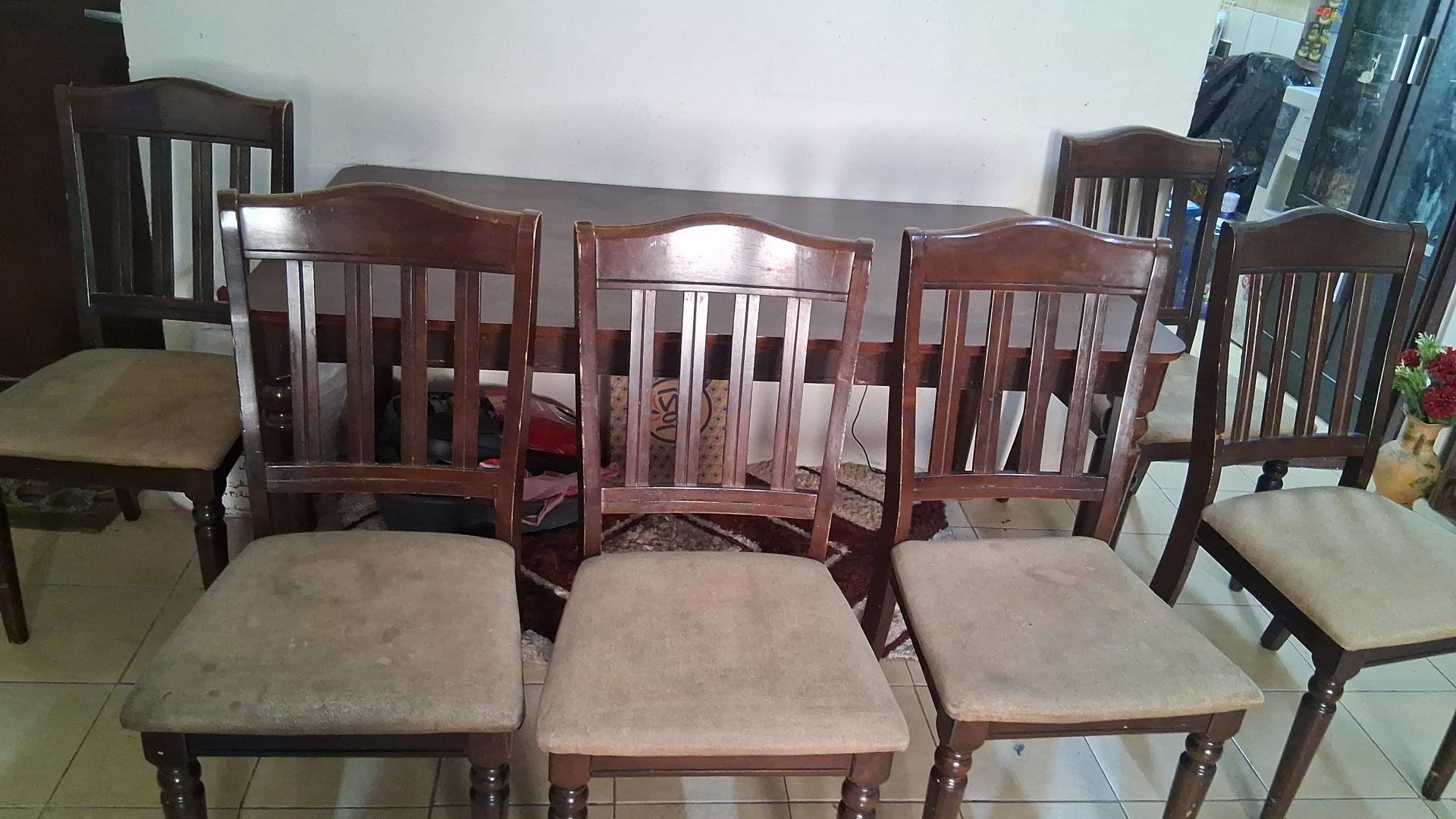 dinning table with 6 chairs - Image 4