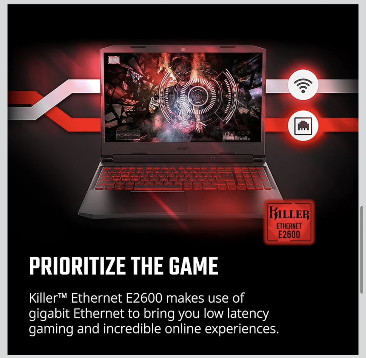 Acer nitro 5 gaming laptop WITH PS5 controler - Image 6